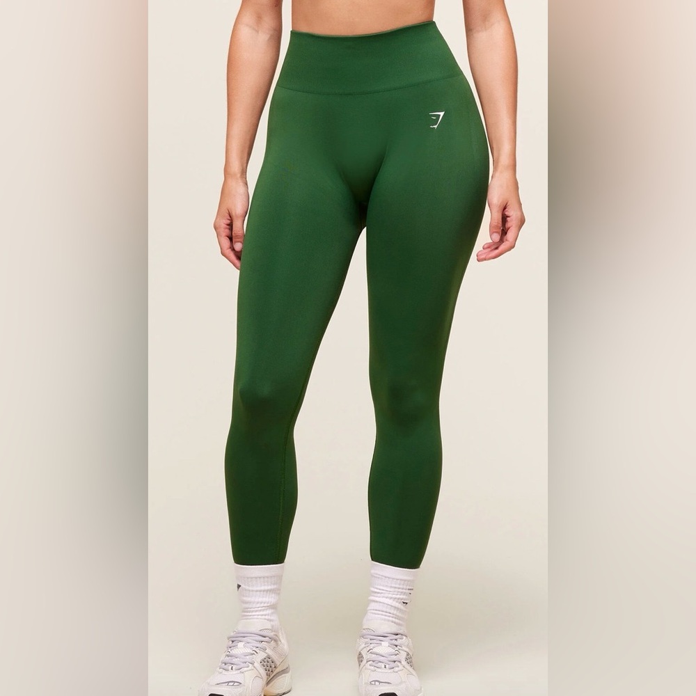 Gymshark Everyday Seamless Leggings Green Small NWT IN PACKAGE